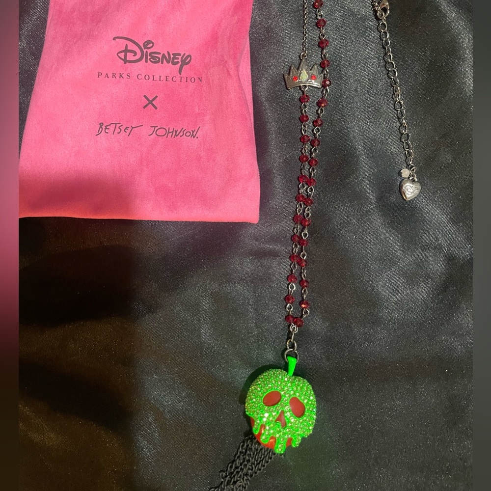 Poison Apple necklace by Betsy Johnson